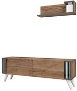 Homemania Tv-meubel Nicol 120x31x42 cm walnootkleurig