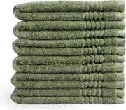 Gastendoek Supreme Collectie - 6 stuks - 30x50 - oud groen