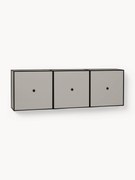 Wandkast Frame van hout en metaal