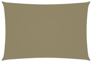 vidaXL Zonnescherm rechthoekig 3x5 m oxford stof beige