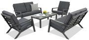 Tuinmeubelen Braga Coffee 6 Garden Point antraciet