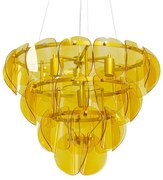 Kare Design Mariposa Hanglamp Met Amber Glas