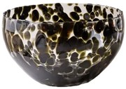 Schaal glas - schaal Oyster Midnight - schaal zwart