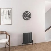 Eastbrook Malmesbury radiator 45x50cm aluminium 421W antraciet