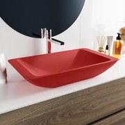 Mondiaz Topi Solid Surface waskom 60x35cm fire