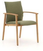 Dining tuinstoel | SUNS Florine | Outdoor textiel | Groen | Stapelbaar | Kees Smit Tuinmeubelen
