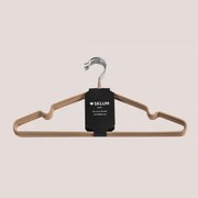 Set Van 6 Metalen Hangers Anttal Beige Amandelroos - Sklum