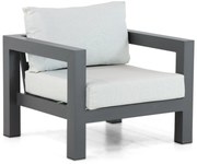 Tuinstoel Aluminium Grijs-antraciet Lifestyle Garden Furniture Luca