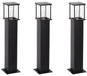 Astro 2 set 3 stuks tuinlamp zwart Tuinverlichting Zwart