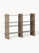 Wandkast Rami met metalen elementen