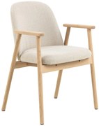 RODERIC Beige (Apia 453)/geolied - HOUTEN STOEL VOOR WOONKAMER, EETKAMER, KEUKEN RETRO