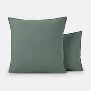 Effen kussensloop in gewassen katoen, Scenario