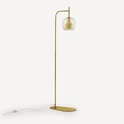 Leeslamp in gesneden glas design E.Gallina, Mistinguett
