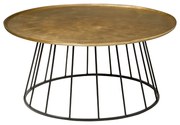 Renew Iron Alu Ronde Salontafel Messing - 88 X 88cm.