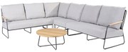 Balade hoek loungeset 5 delig antraciet 4 Seasons Outdoor