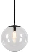 Moderne hanglamp transparant 35 cm - Pallon