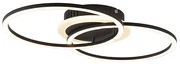 Design plafondlamp zwart incl. LED 3-staps dimbaar - Veni Design rond Binnenverlichting Lamp