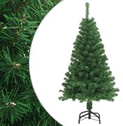 vidaXL Kunstkerstboom met dikke takken 120 cm PVC groen