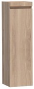 BRAUER Joy badkamerkast - 120x35x35cm - 1 deur - greeploos - rechtsdraaiend - lamellen eiken naturel HK-JY120RLEN