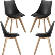 Set 4 Blok Stoelen
