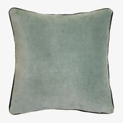 Vierkant Fluwelen Kussen (40x40 Cm) Zarbel Water Blauw - Sklum