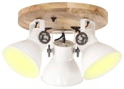 vidaXL Plafondlamp industrieel 25 W E27 42x27 cm wit