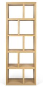 TemaHome Berlin Smalle Roomdivider 10-vaks Eiken - 70x34x198cm.