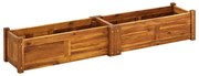 vidaXL Plantenbak verhoogd 150x30x25 cm acaciahout