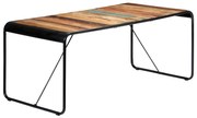 vidaXL Eettafel 180x90x76 cm massief gerecycled hout