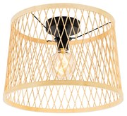 Buitenlamp Landelijke plafondlamp rotan 40 cm IP44 - Calamus Landelijk E27 IP44 Buitenverlichting rond