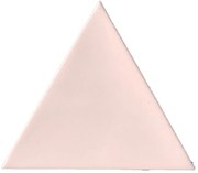 Terre d'Azur Cima wandtegel driehoek 11x13cm roze glans