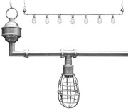 Hanglamp Sandford 7-l silver