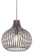 Moderne hanglamp bruin 38 cm - Saffira