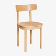 Taleri Houten Eetkamerstoel Rustiek Hout - Sklum