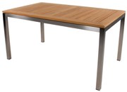 Lesli Living  Tuintafel - Marmaris - Teak/RVS - 152x90 cm - Lesli Living