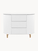 Handgemaakte houten ladekast Kai