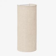 Kiraz Linnen Wandlamp ↔︎ 15 X ↑35 Cm & Linnen Beige – Crème - Sklum