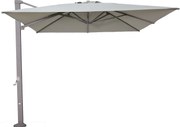 Garden Impressions Hawaii Emperor zweefparasol 300x400 cm – zand met taupe frame