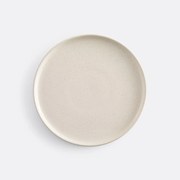 Set van 6 dessertborden in gespikkeld aardewerk, Tecka