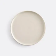 Set van 6 dessertborden in gespikkeld aardewerk, Tecka