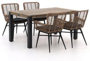 Intenso Asti/ROUGH-S 160cm dining tuinset 5-delig