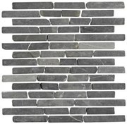 Terre d'Azur Silva grey mozaiek stroken 30x30