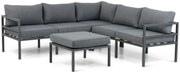 36% korting |  Hoek loungeset 5 personen Aluminium Grijs  Lifestyle Garden Furniture Altino