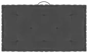 vidaXL Palletvloerkussen 73x40x7 cm katoen antraciet