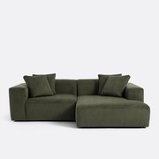 Rechter hoekbank, ribfluweel, Liora