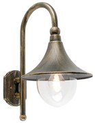 Smart buiten wandlamp antiek goud IP44 incl. Wifi A60 - Daphne