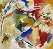 Kunstreproductie Painting with Green Center (1913), Wassily Kandinsky