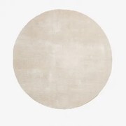 Rond Vloerkleed Daroca Beige – Crème & Ø200 Cm - Sklum