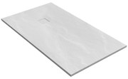 Brauer Crag douchebak 90x160x3cm mat wit