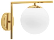 Wandlamp Wandlamp Glazen Bol Goud APP674-1W